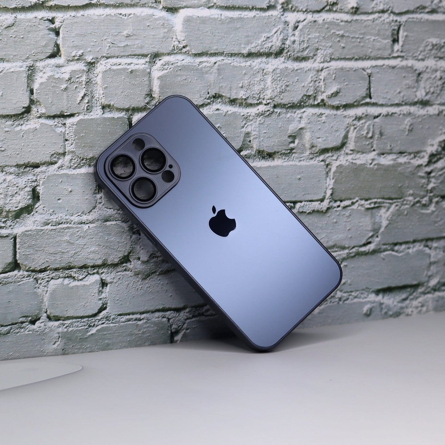 Premium Glass Matte Finish with Camera Lens Protection Mobile Cover