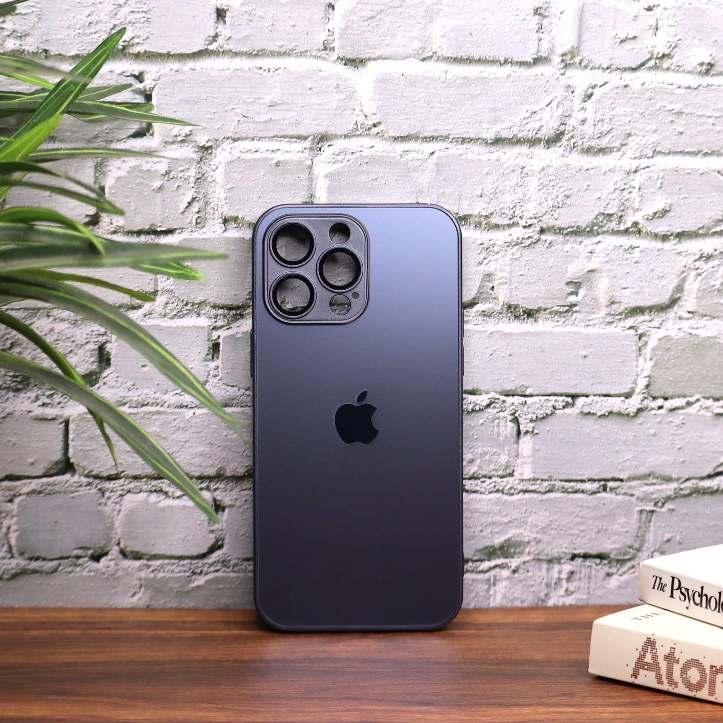 Premium Glass Matte Finish with Camera Lens Protection Mobile Cover