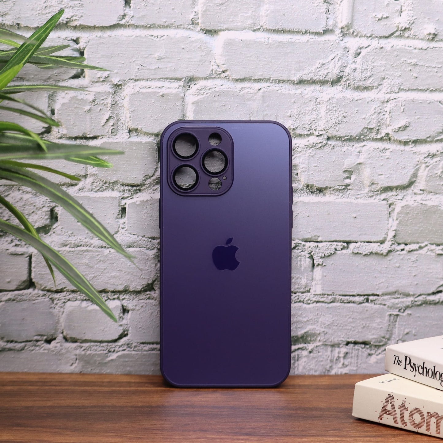 Premium Glass Matte Finish with Camera Lens Protection Mobile Cover