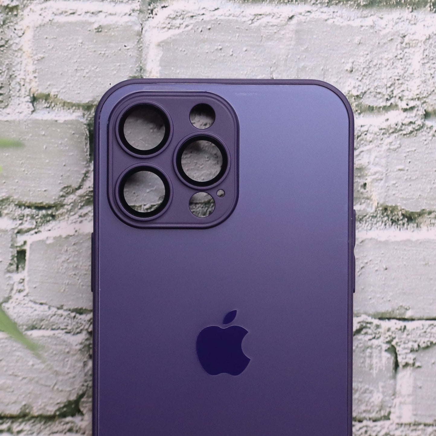 Premium Glass Matte Finish with Camera Lens Protection Mobile Cover