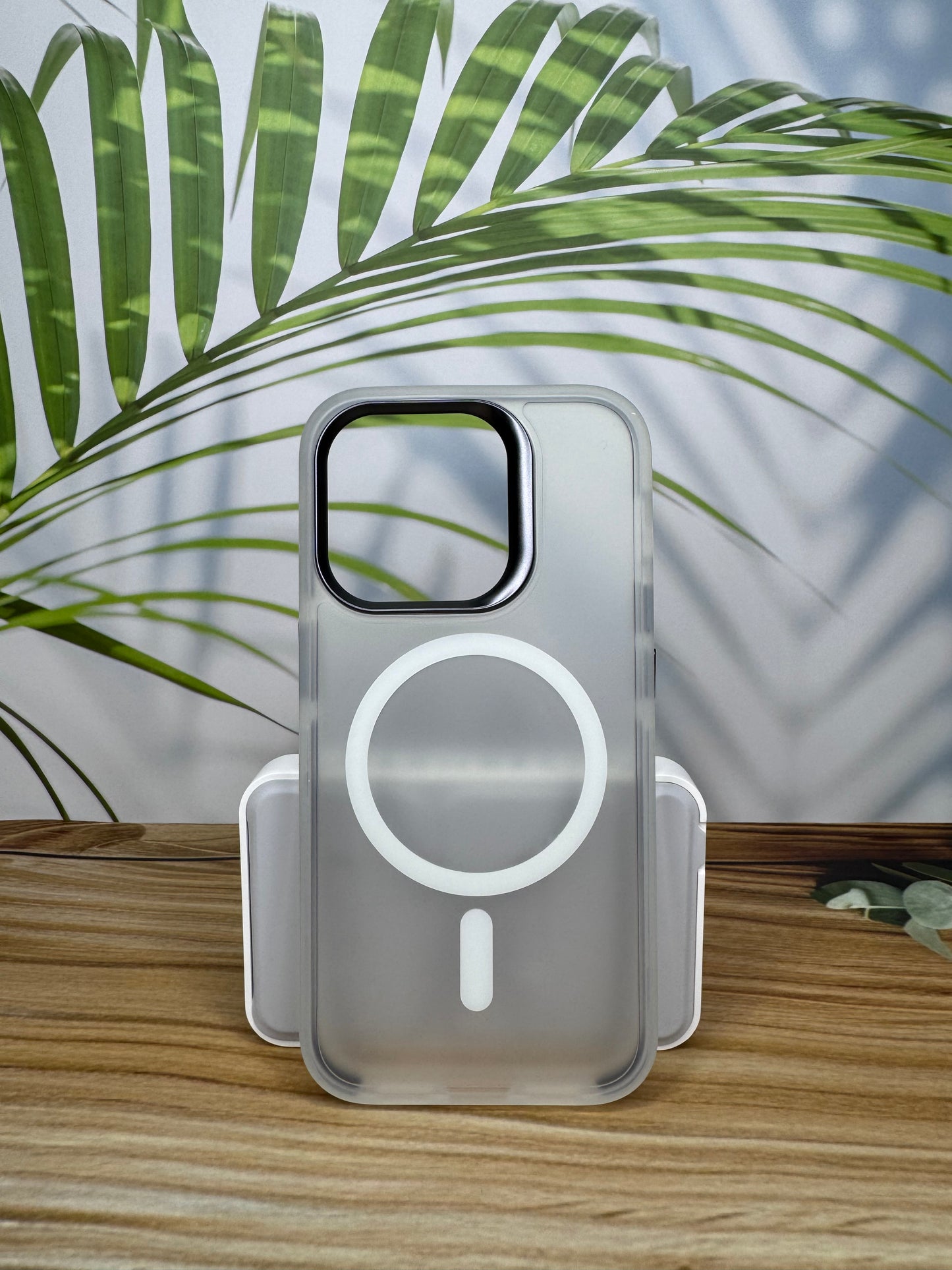 Matte Translucent iPhone 15 Series Case with Camera Lens Protector