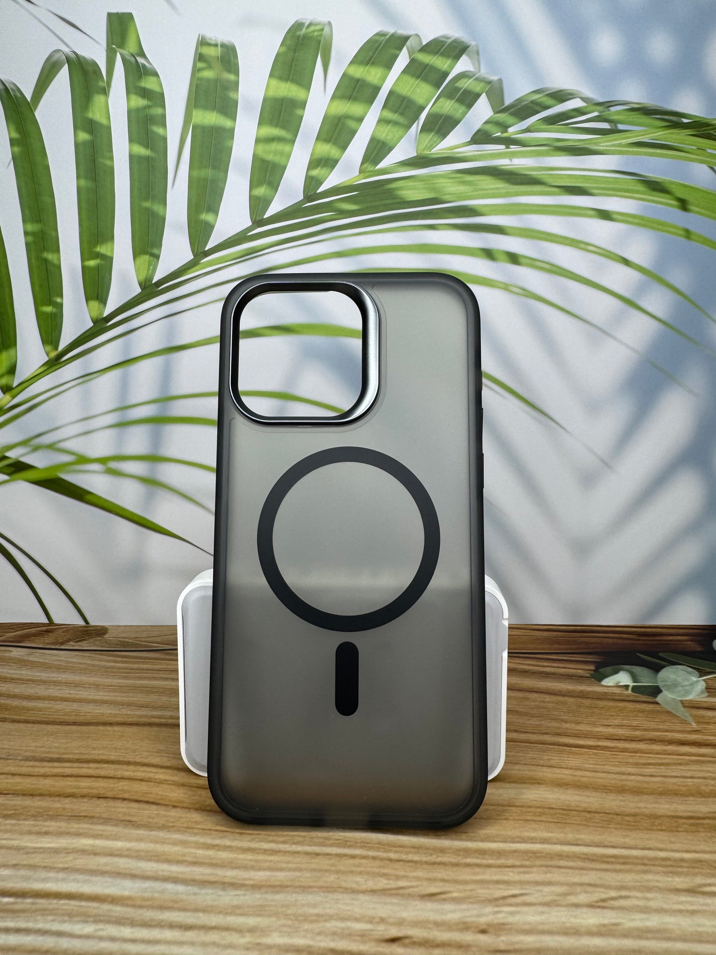 Matte Translucent iPhone 15 Series Case with Camera Lens Protector