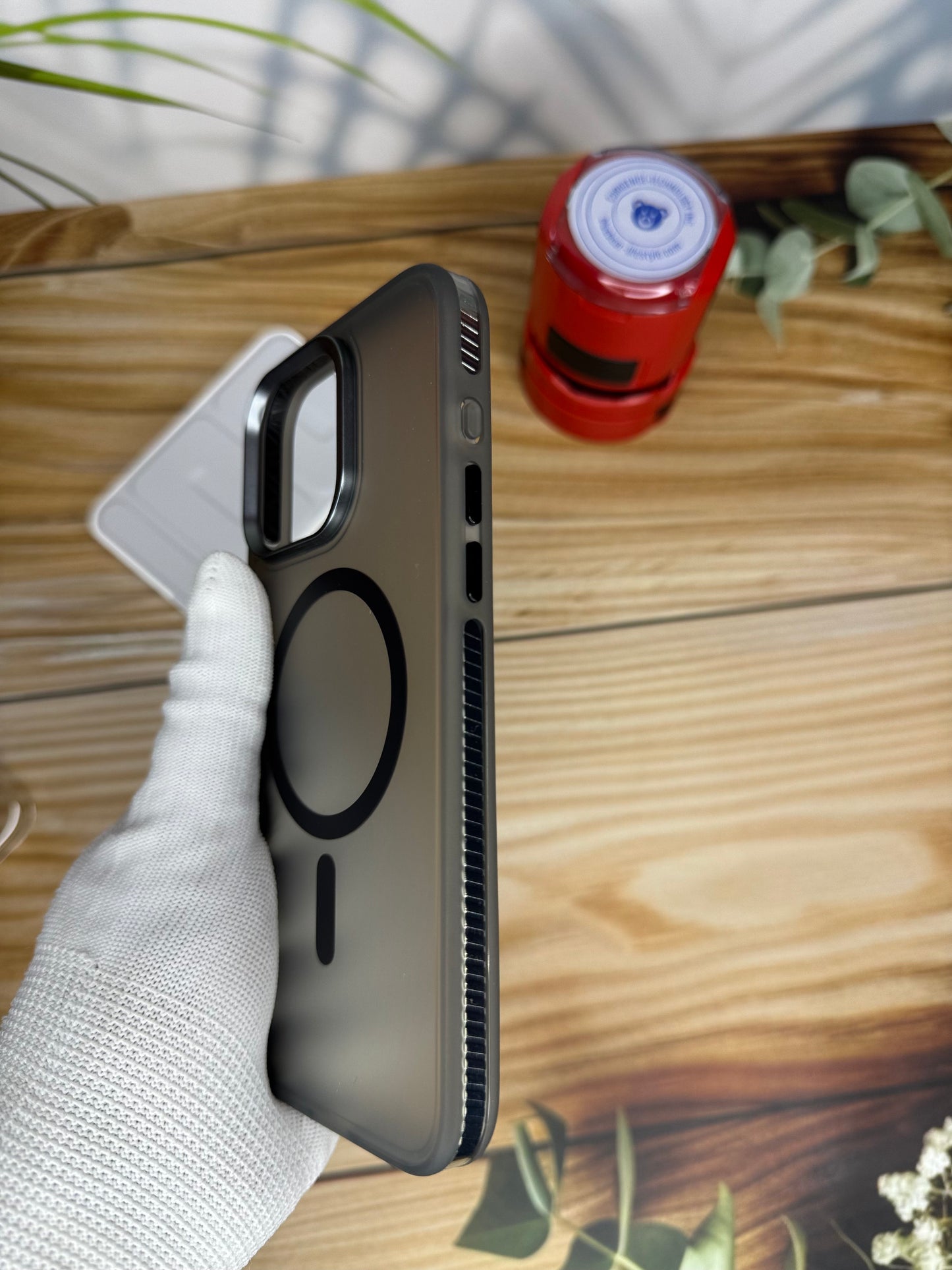 Matte Translucent iPhone 15 Series Case with Camera Lens Protector