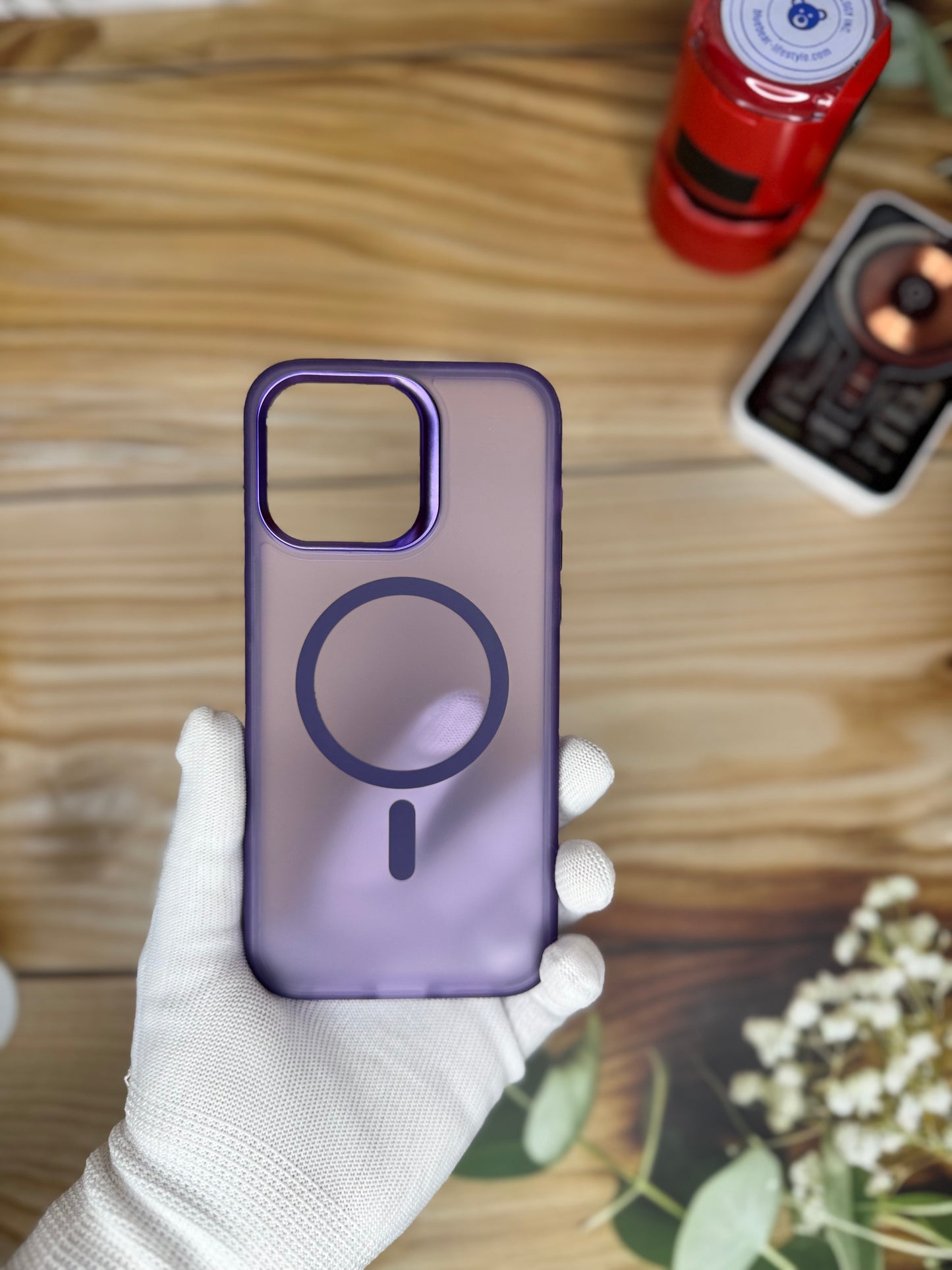 Matte Translucent iPhone 15 Series Case with Camera Lens Protector