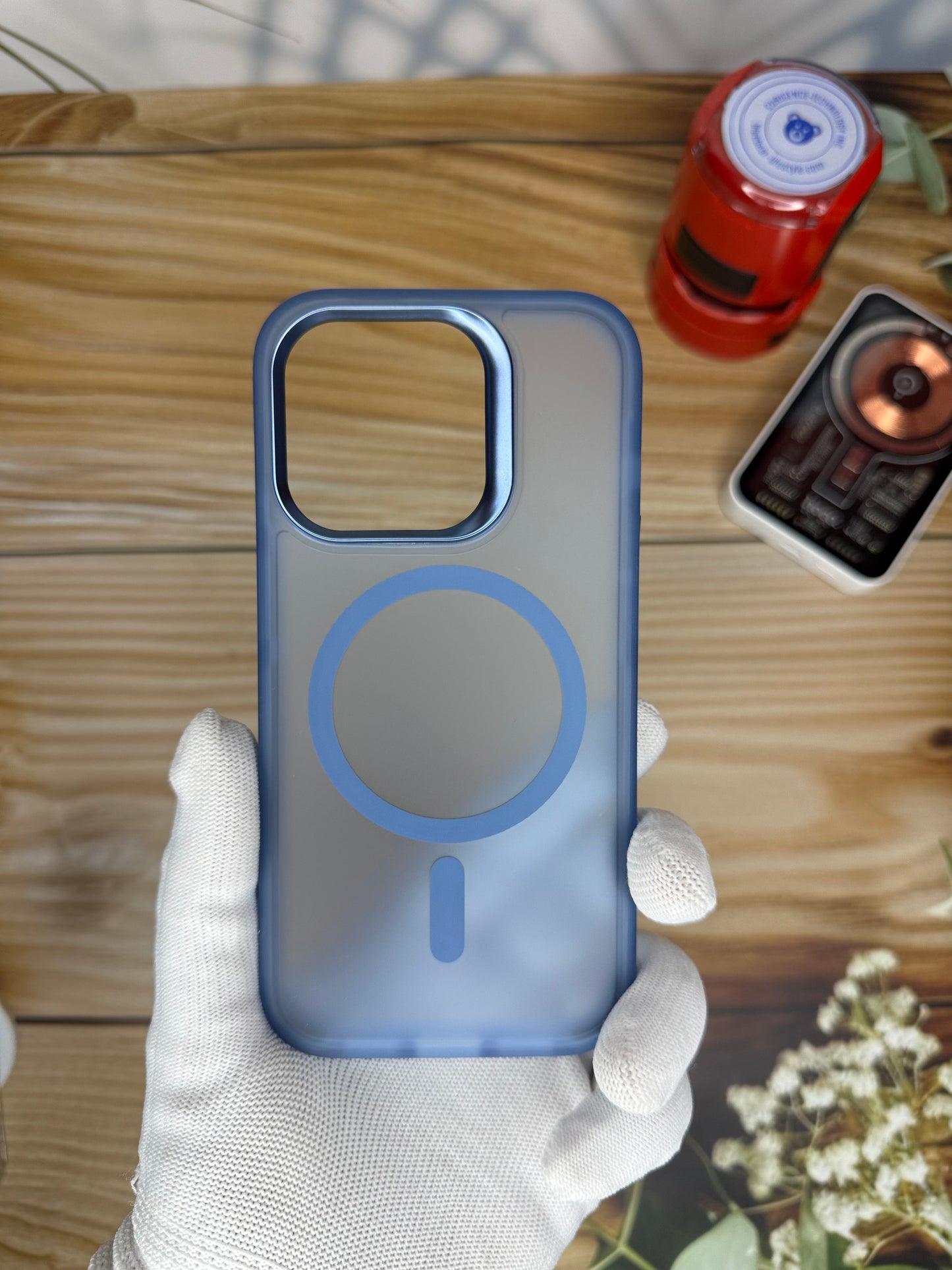 Matte Translucent iPhone 15 Series Case with Camera Lens Protector