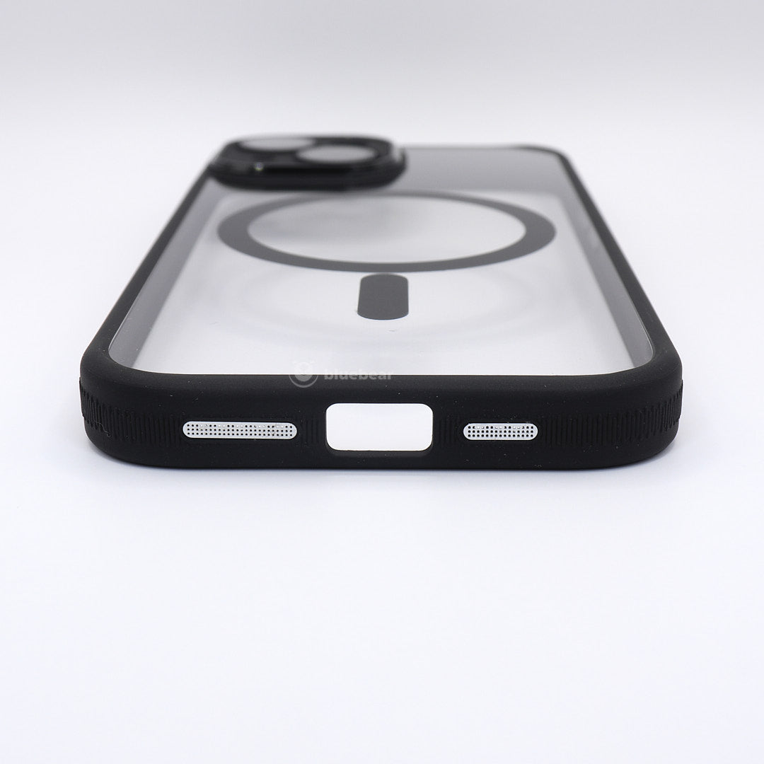 BlueBear iPhone 15 Series MagSafe Shockproof Transparent Case with Chrome Camera Protection