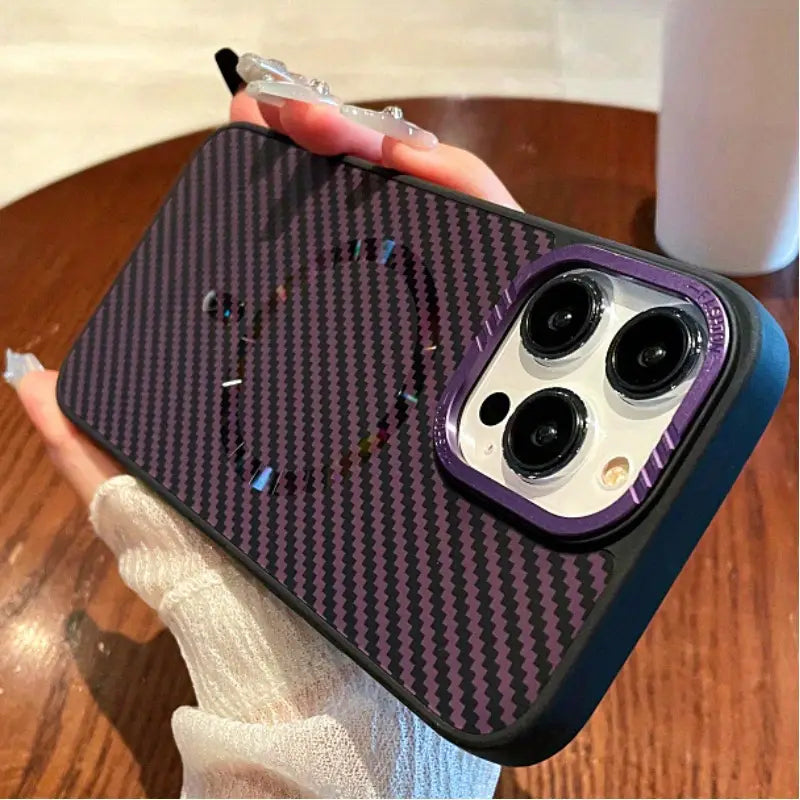 Carbon Fiber iPhone 13 Series Case with MagSafe Compatibility